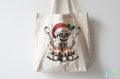 Funny Skeleton Christmas Clipart Product Image 4