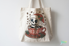 Funny Skeleton Christmas Clipart Product Image 4