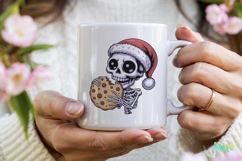 Funny Skeleton Christmas Clipart Product Image 3
