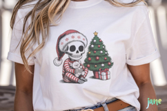 Funny Skeleton Christmas Clipart Product Image 2