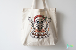 Funny Skeleton Christmas Clipart Product Image 2
