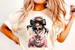 Skeleton Coffee PNG, Funny Skeleton PNG, Sarcastic PNG,Skull Product Image 1
