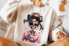 Skeleton Coffee PNG, Funny Skeleton PNG, Sarcastic PNG,Skull Product Image 2