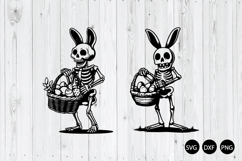 Funny Skeleton Easter SVG, Easter SVG, Funny Easter SVG Product Image 1