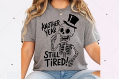 Funny skeleton Happy New Year PNG, 2026 Shirt, Skeleton png Product Image 7