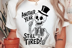 Funny skeleton Happy New Year PNG, 2026 Shirt, Skeleton png Product Image 2