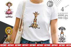 Funny Skinny Safari Summer Sublimation Product Image 1