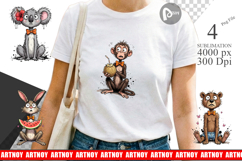 Funny Skinny Safari Summer Sublimation Product Image 1