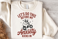 Funny Sloth Motorcycle SVG, Anxiety Mental Health Design Product Image 7