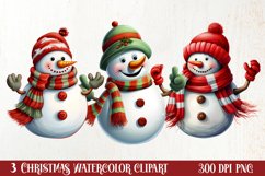 Funny Snowman Sublimation Clipart, Christmas PNG Product Image 1