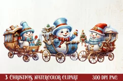 Funny Snowman Sublimation Clipart, Christmas PNG Product Image 1