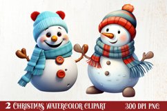 Funny Snowman Sublimation Clipart, Christmas PNG Product Image 1