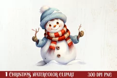 Funny Snowman Sublimation Clipart, Christmas PNG Product Image 1