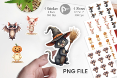Funny Spooky Faces Sticker Product Image 1