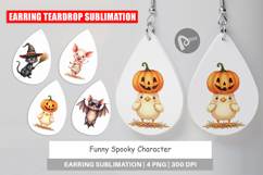 Earring Funny Spooky Faces Product Image 1