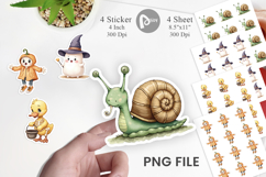 Funny Spooky Faces Sticker Product Image 1