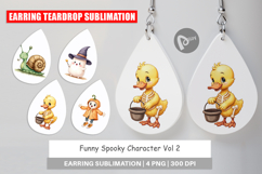 Earring Funny Spooky Faces Product Image 1