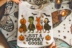 Just a Spooky Goose PNG, Halloween Goose PNG, Spooky Season Product Image 3
