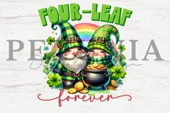 funny st patricks day gnome png clipart being used as a st patricks day sublimation print