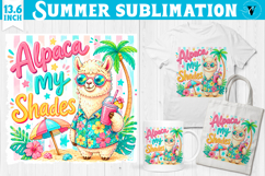 Summer Sublimation Bundle PNG | Funny Summer Animals Clipart Product Image 3