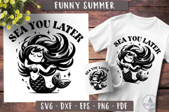 Funny Summer Beach svg Sea You Later