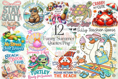 Funny Summer Quotes Png Sublimation Product Image 1