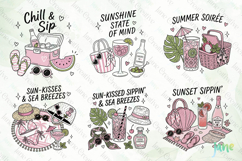 Funny Summer Vibes Clipart Bundle Product Image 7