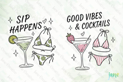 Funny Summer Vibes Clipart Bundle Product Image 8