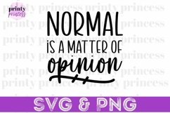 Normal is a Matter of Opinion Svg, Funny SVG Product Image 3