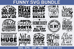 Funny SVG Bundle - Funny Quotes Design Product Image 1