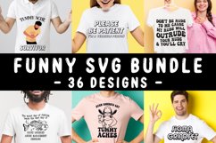 Funny SVG Bundle | Sarcastic Bundle SVG - 36 Designs Product Image 4