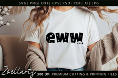 Funny Quote SVG UGH Funny Sarcastic T-shirt Mug Design Product Image 1