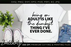 Funny Quote SVG PNG Sarcastic T-shirt Mug Design Sarcasm SVG Product Image 1