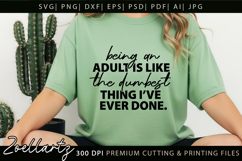 Funny Quote SVG PNG Sarcastic T-shirt Mug Design Sarcasm SVG Product Image 2