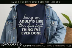 Funny Quote SVG PNG Sarcastic T-shirt Mug Design Sarcasm SVG Product Image 5