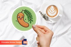 Funny Tamarind Sticker, Funny Fruit Sticker, Tamarind Design Product Image 1