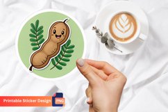 Funny Tamarind Sticker, Funny Fruit Sticker, Tamarind Design Product Image 1