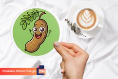 Funny Tamarind Sticker, Funny Fruit Sticker, Tamarind Design Product Image 1