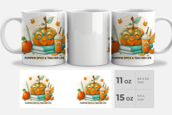 Motivational Teacher Mug Wrap, fall teacher mug Product Image 2