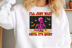 Funny Teacher Skeleton Halloween PNG Product Image 2