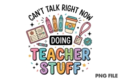 Funny Teacher Sublimation Design Product Image 1