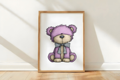 Funny Teddy Bear Clipart Product Image 3