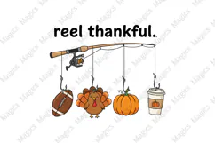 Funny Thanksgiving Bass Fishing PNG Product Image 1