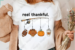 Funny Thanksgiving Bass Fishing PNG Product Image 3
