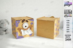 Tissue Box Laser Cut | Funny Monster SVG | Tissue Box Covers Product Image 1