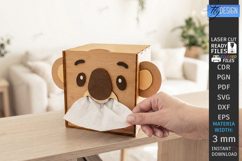 Funny Tissue Box Laser Cut | Funny Animal Tissue Box Covers Product Image 1
