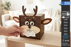 Funny Tissue Box Laser Cut Bundle | Animal Tissue Box Covers Product Image 2
