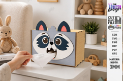 Funny Tissue Boxes Laser Cut Bundle | Cute Cartoon Animals Product Image 9
