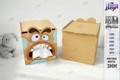 Tissue Box Laser Cut | Funny Monster SVG | Tissue Box Covers Product Image 1