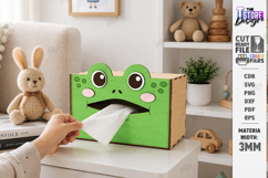 Funny Tissue Boxes Laser Cut Bundle | Cute Cartoon Animals Product Image 11